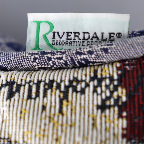 RIVERDALE Liberty And Snow For All American Flag Snowman Pillow MADE IN USA15x15 - Picture 3 of 5